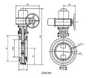 电动调节蝶阀D941X、D943H