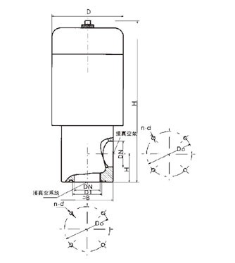 电磁真空带充气阀