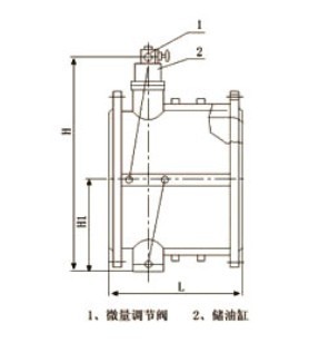 防水锤消声止回阀结构图